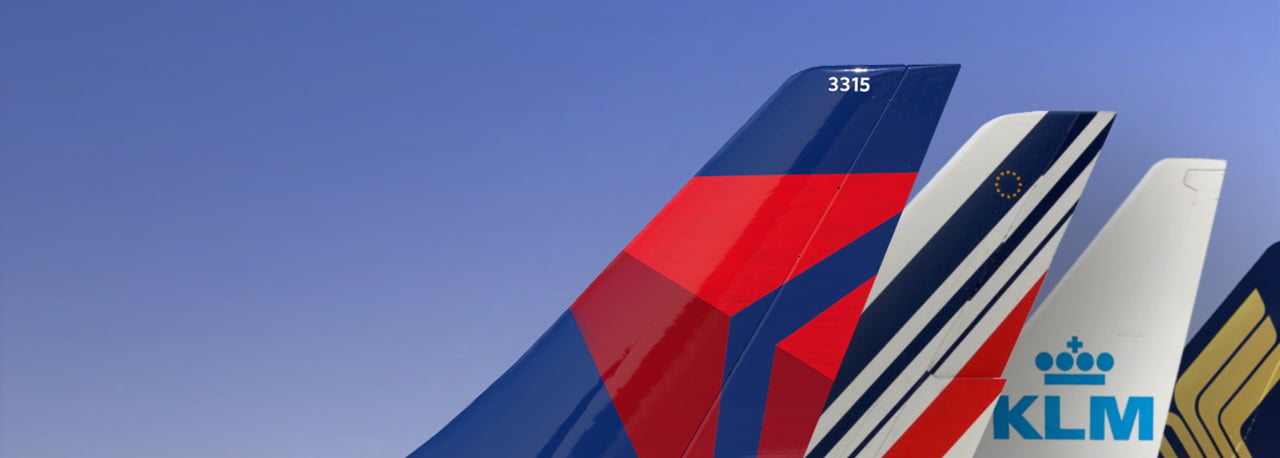Airline partner tailfins