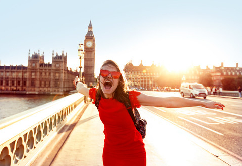 Lady on Westminster Bridge