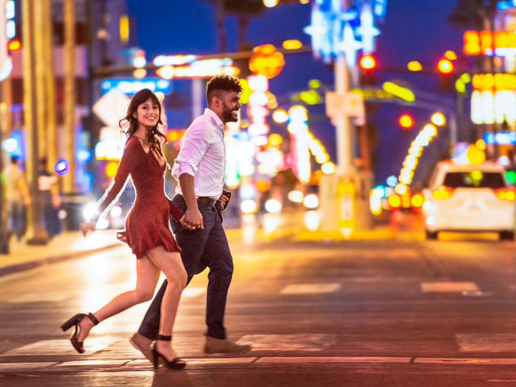 Couple in Vegas
