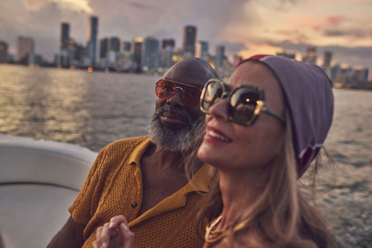 Couple on boat
