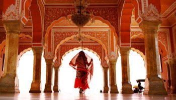 Lady in Delhi