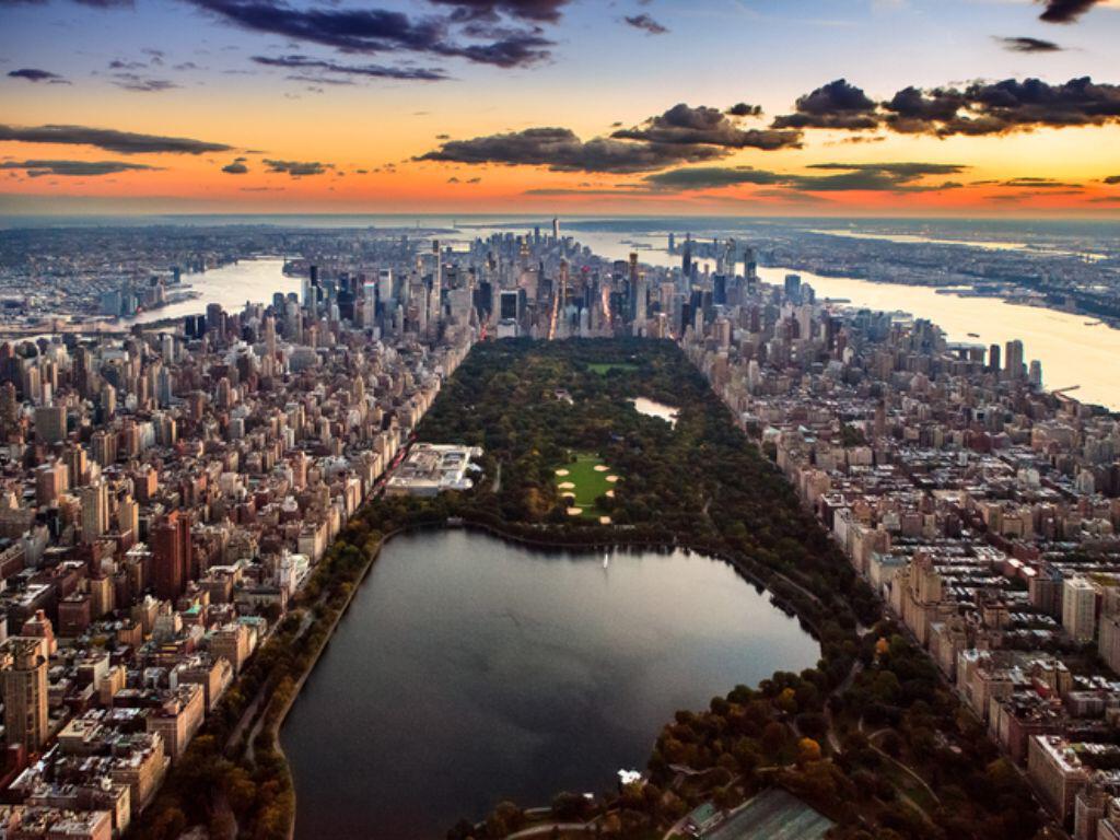 Aerial view of New York
