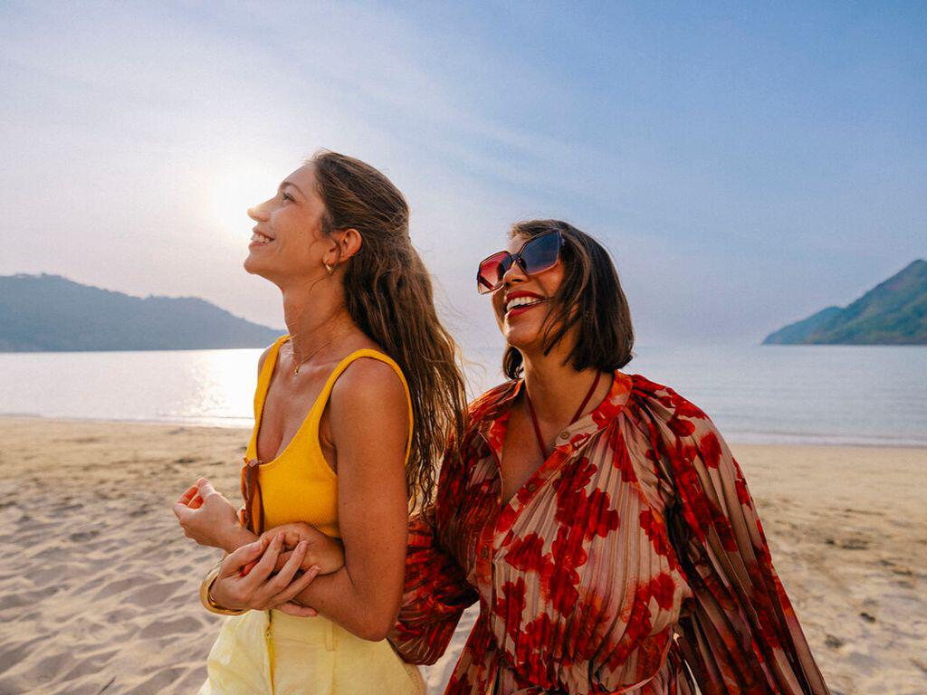 Friends on the beach