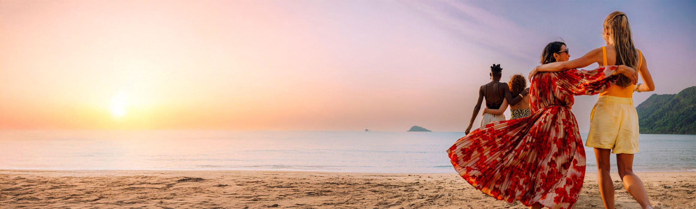 Friends on the beach