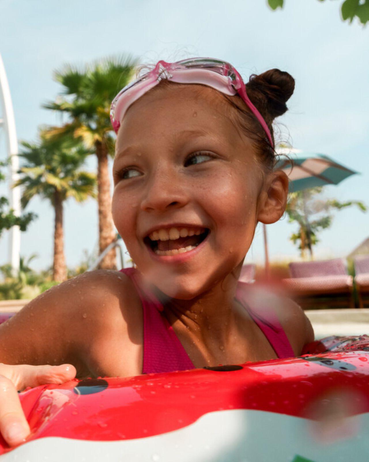 Girl in the pool