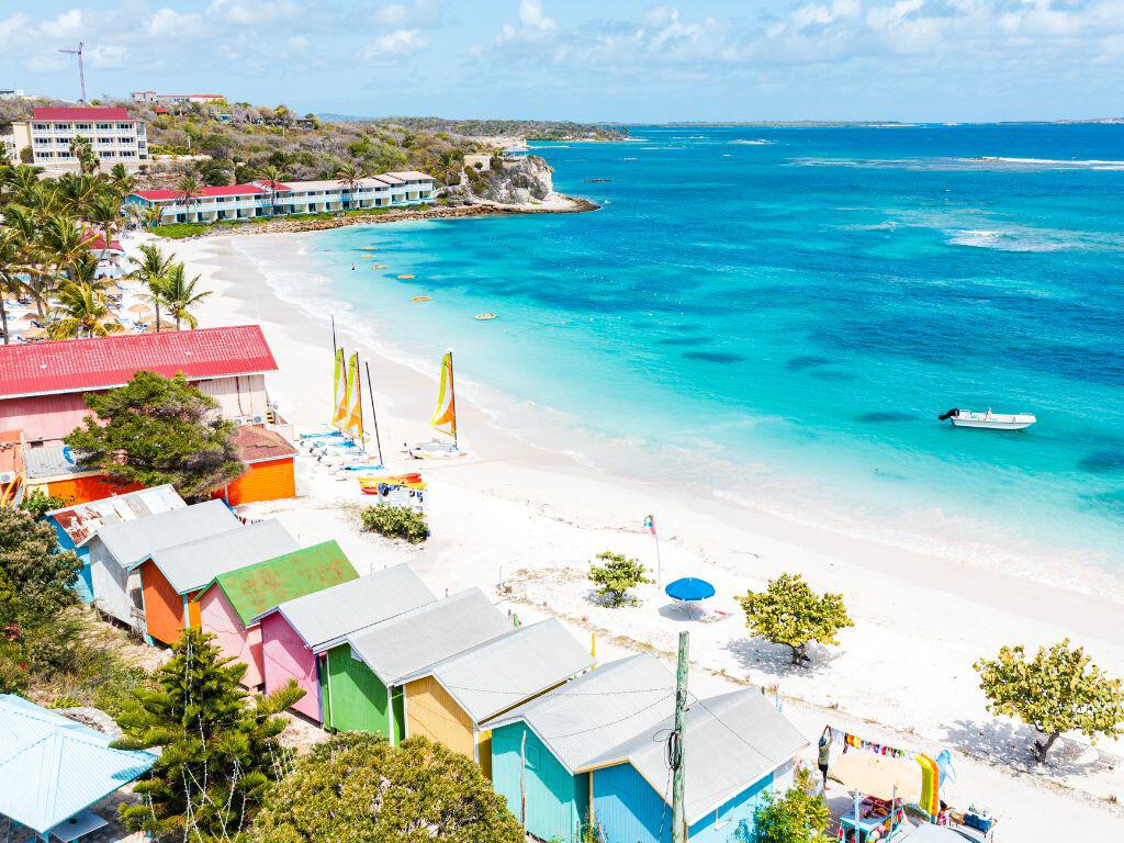 Antigua beach huts