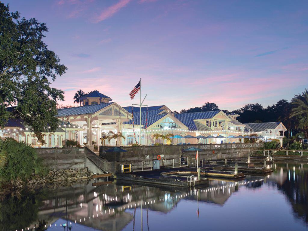 Old Key West Resort at dusk