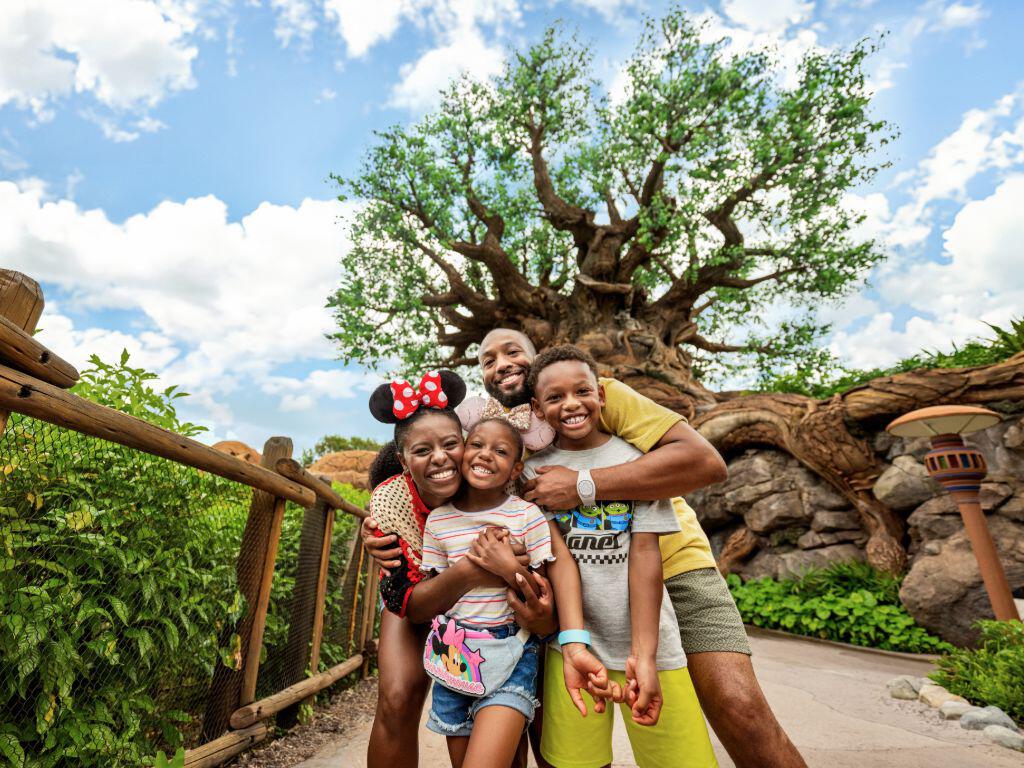 Family in Disney's Animal Kingdom