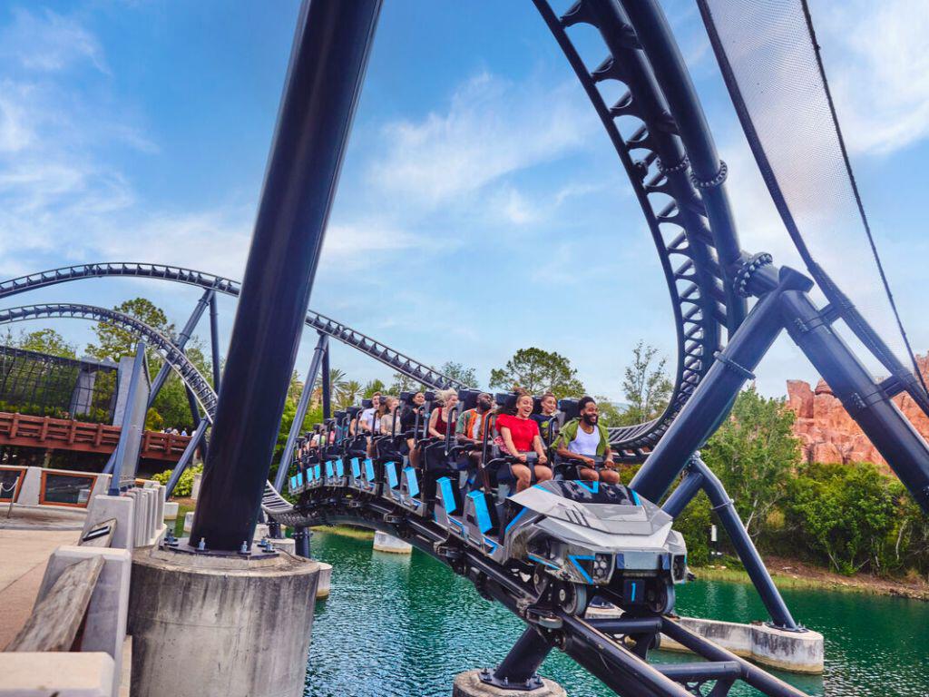 Velocicoaster rollerocaster at Universal Orlando