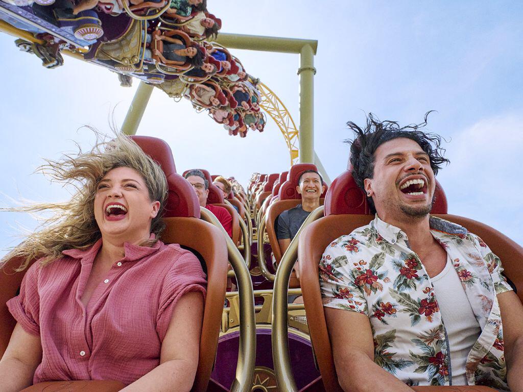 Guests on Stardust Racers at Epic Universe
