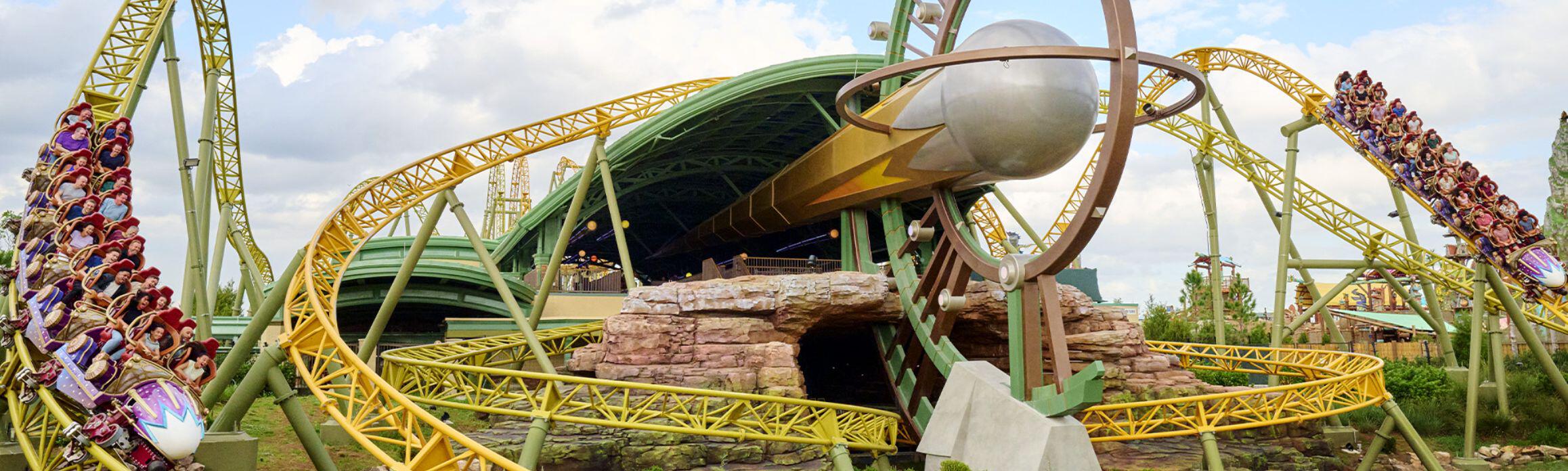 Corredores de Stardust en Universal Epic Universe