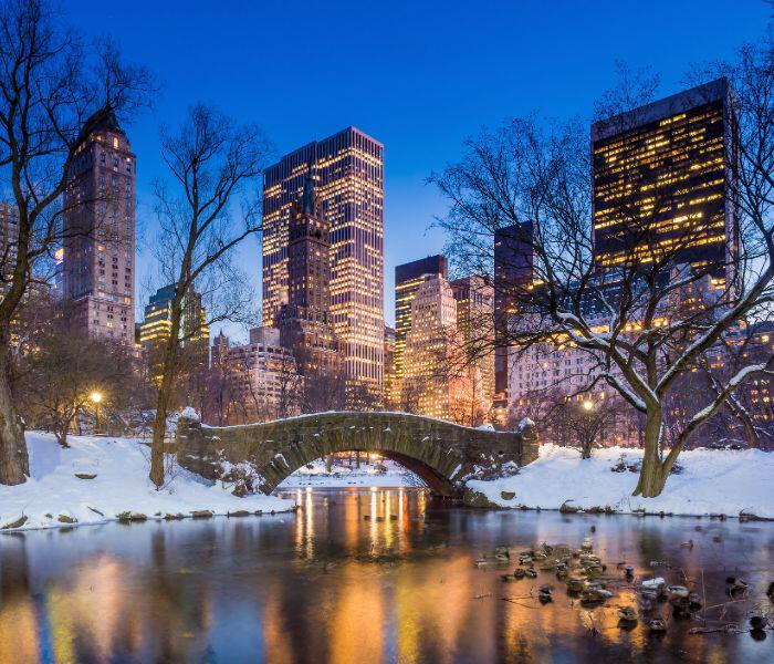 New York City in winter