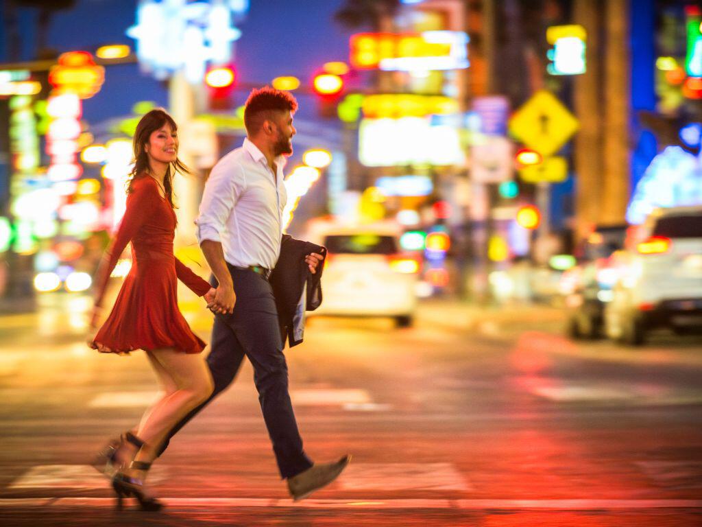 Couple in Las Vegas