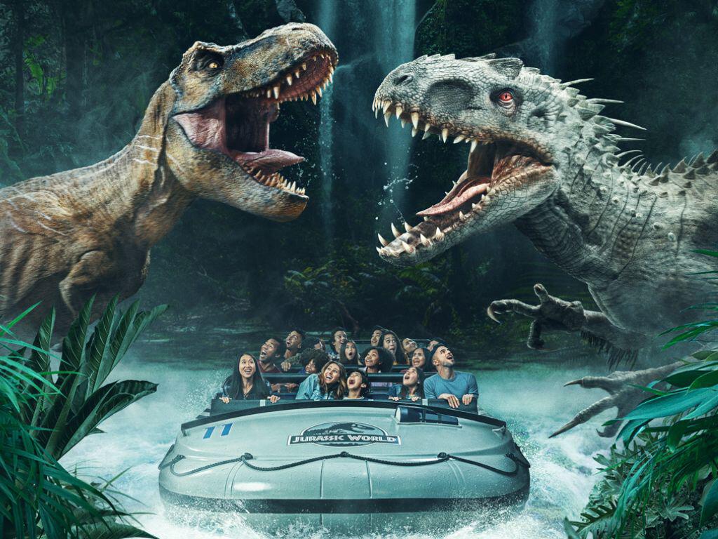 Jurassic World Ride key art