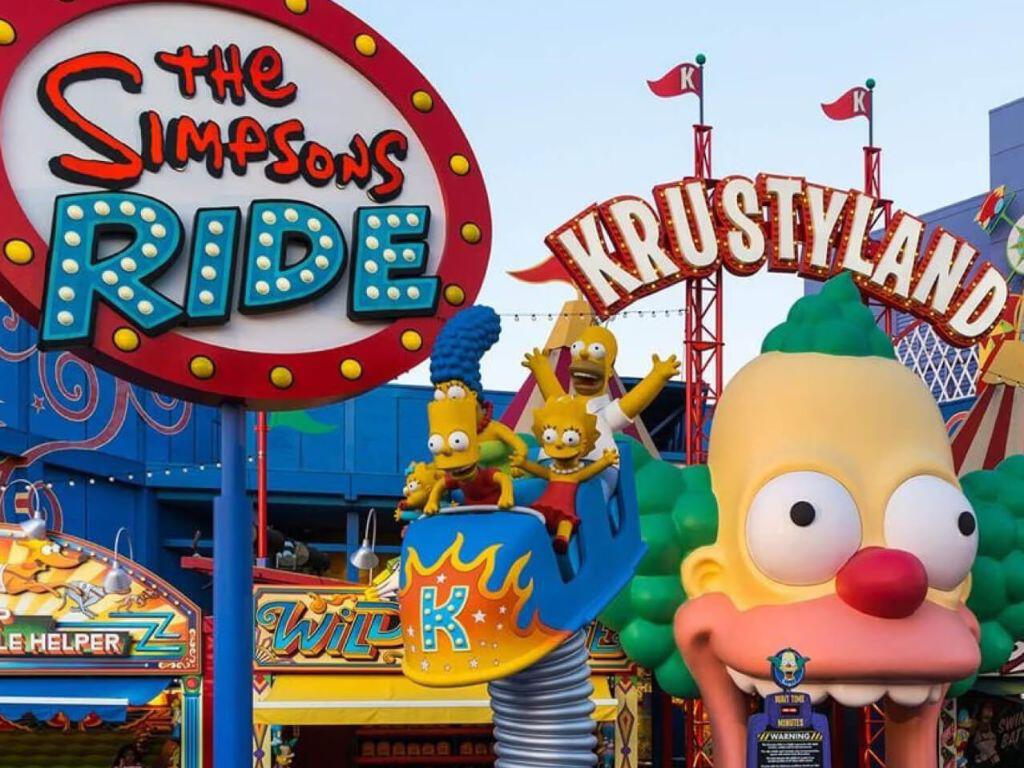 Simpsons ride exterior