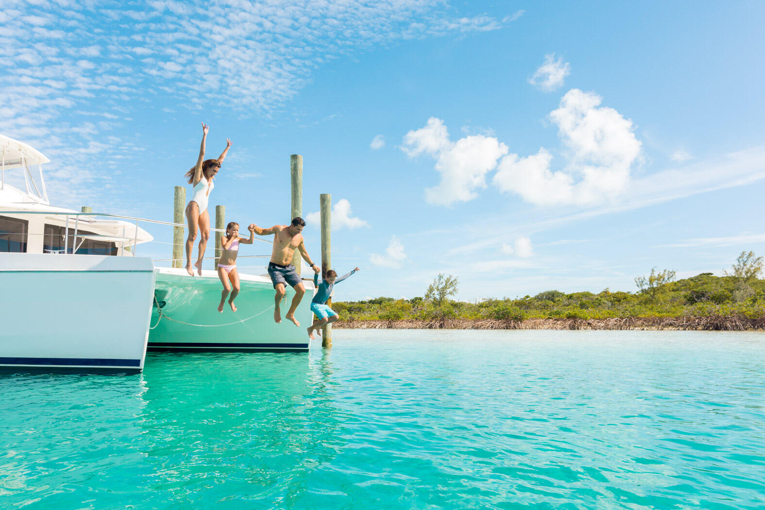 Family Boat Bahamas