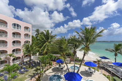Aerial view of Butterfly beach Barbados