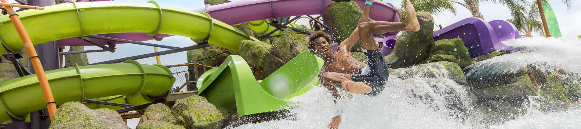 Volcano Bay Slides