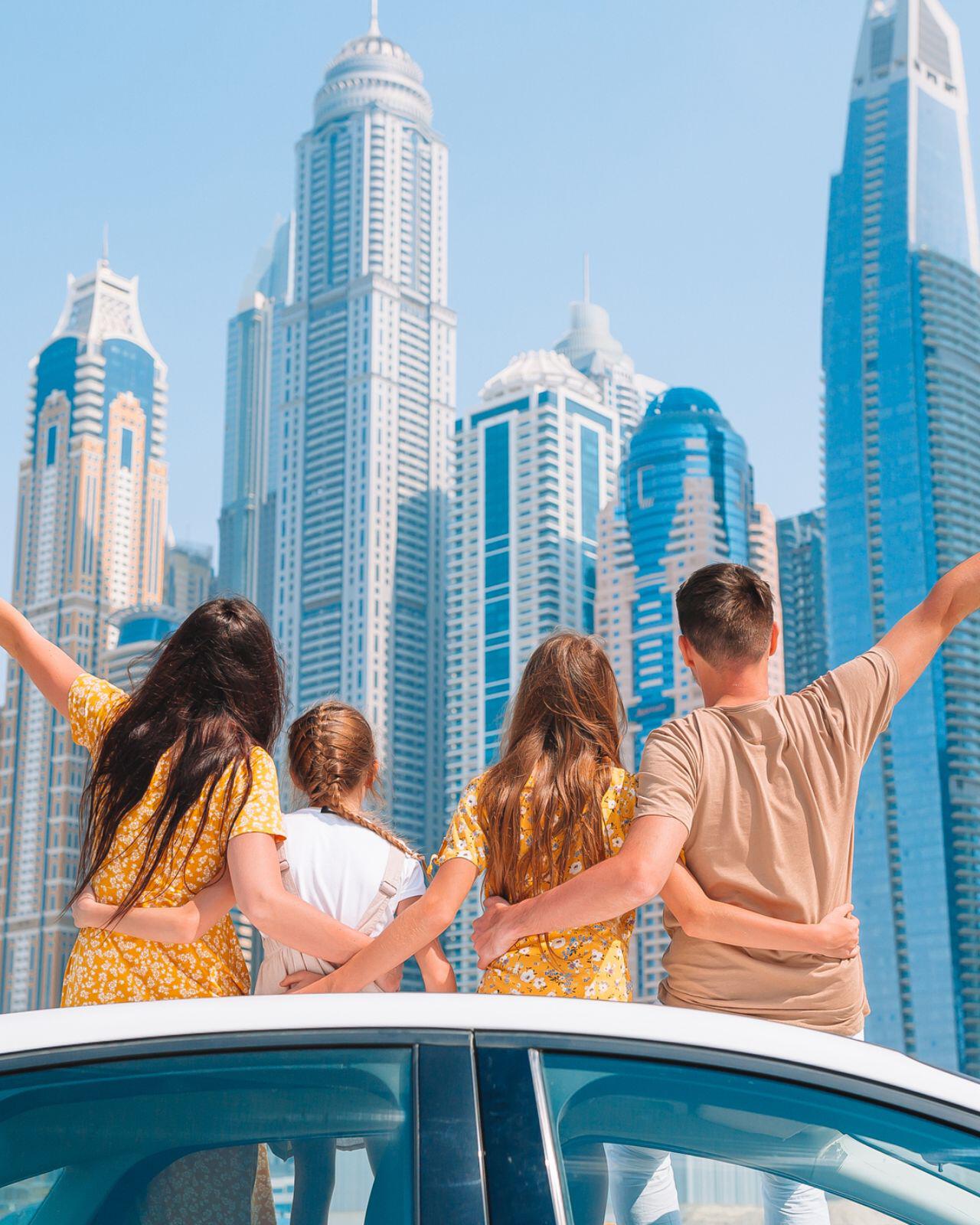 Family in Dubai