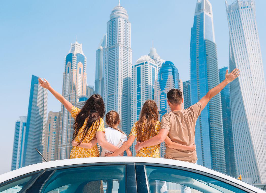 Family in Dubai