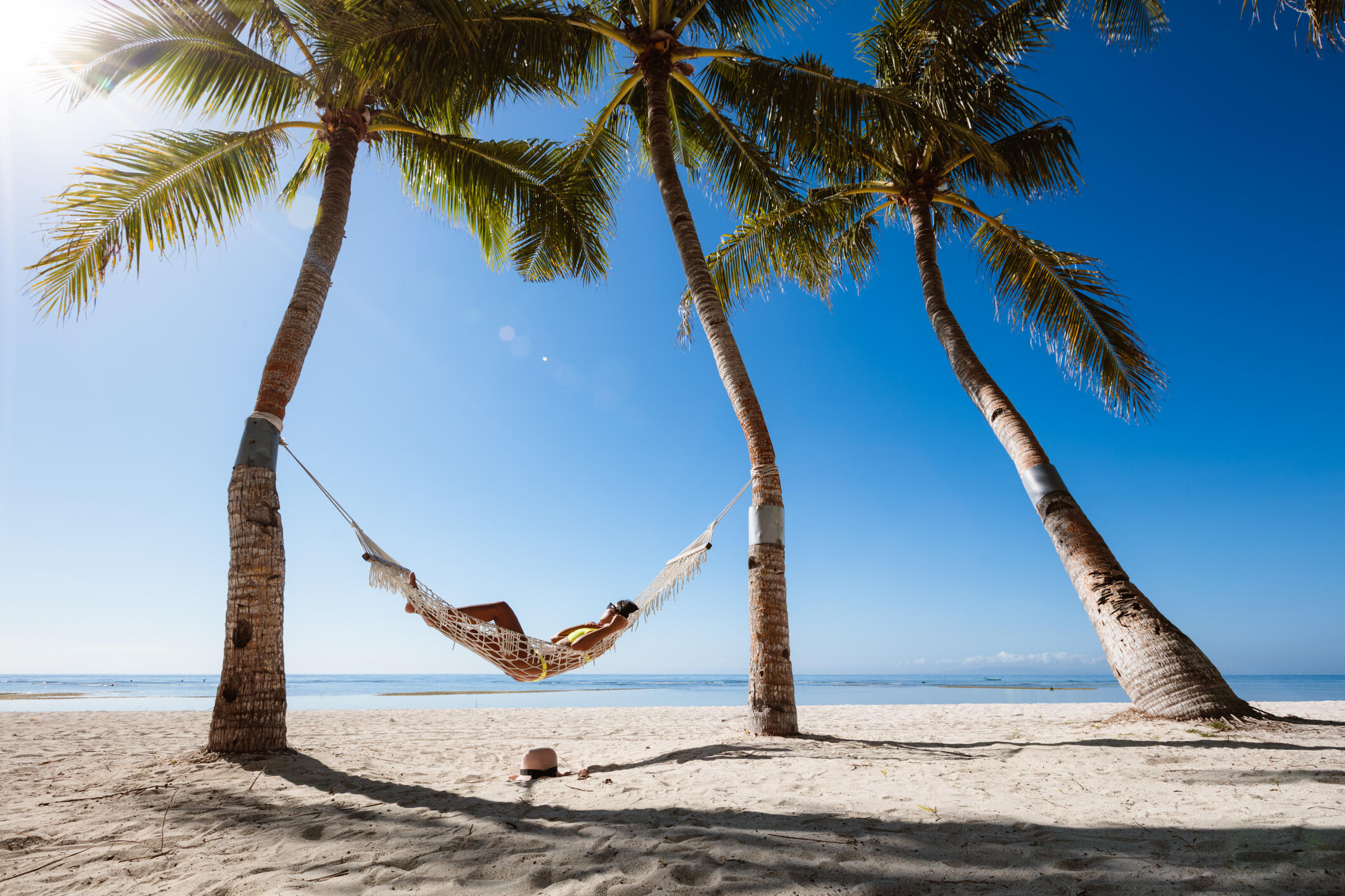 Hammock on beach