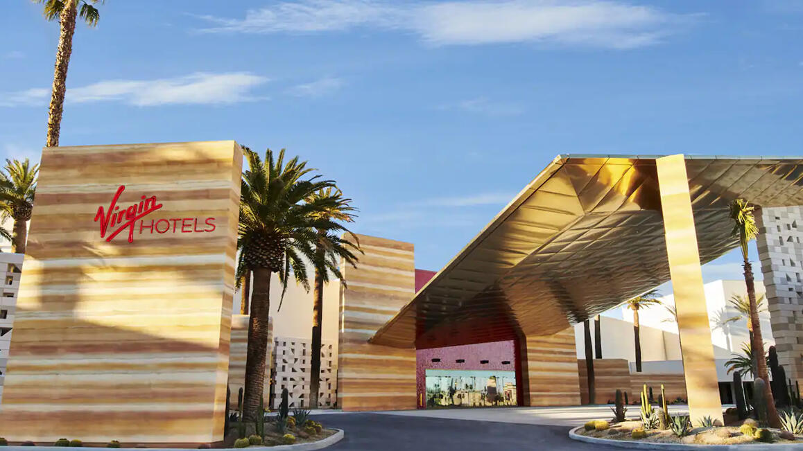 Exterior of Virgin Hotels Las Vegas