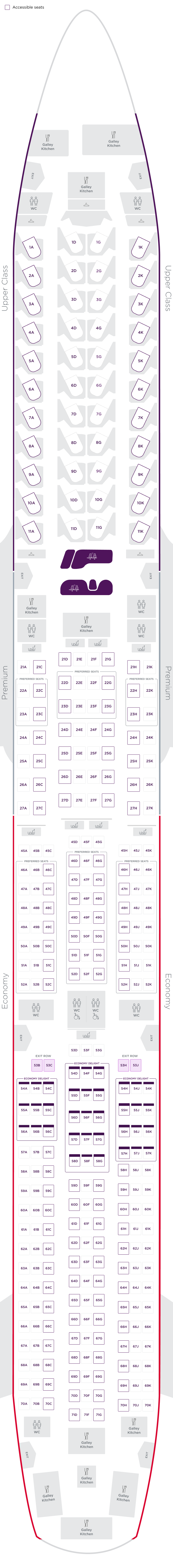Airbus A350-1000 Loft configuration