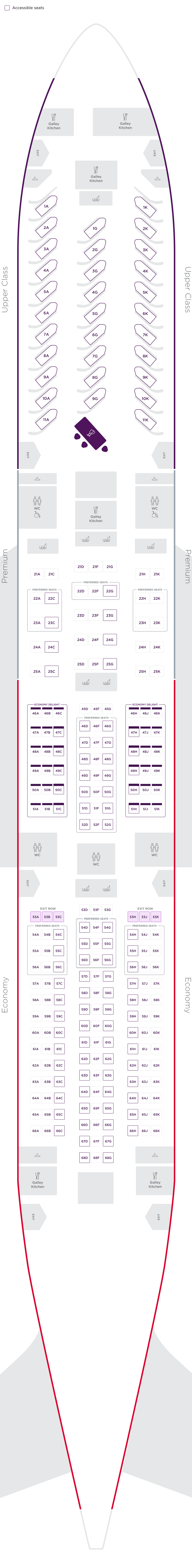 Boeing 787 Dreamliner config