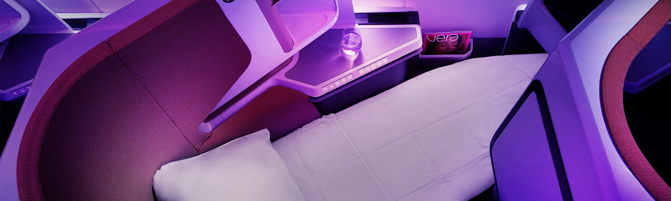 Upper Class flat bed