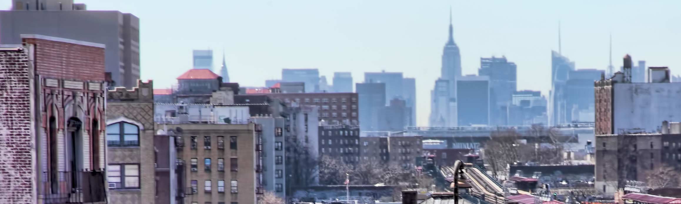 Skyline view of The Bronx