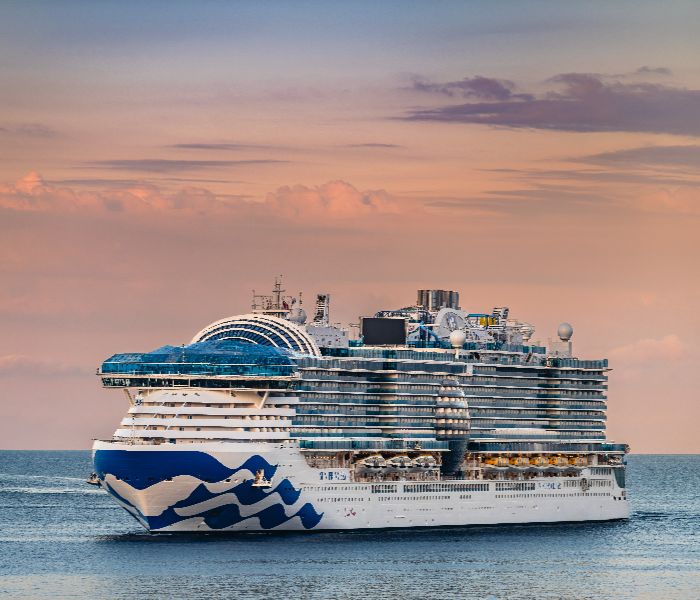 Sun Princess Cruise ship at Sea