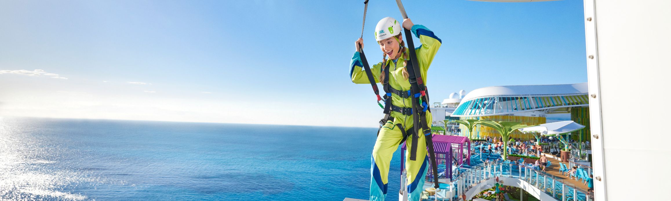 Zip Line on the Icon of the Seas