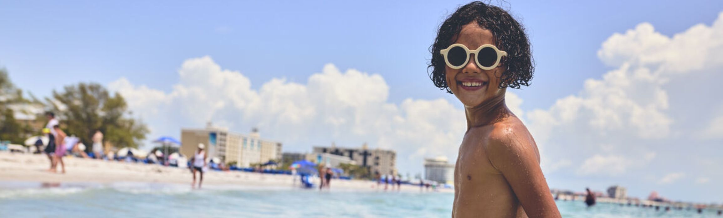 Boy on St Pete Beach