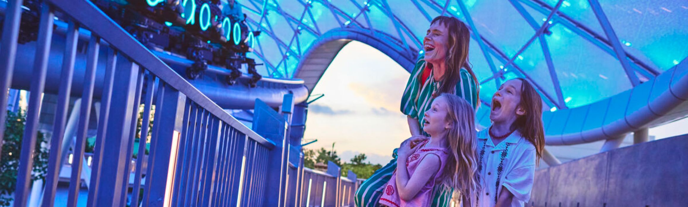 Girl with Minnie ears on