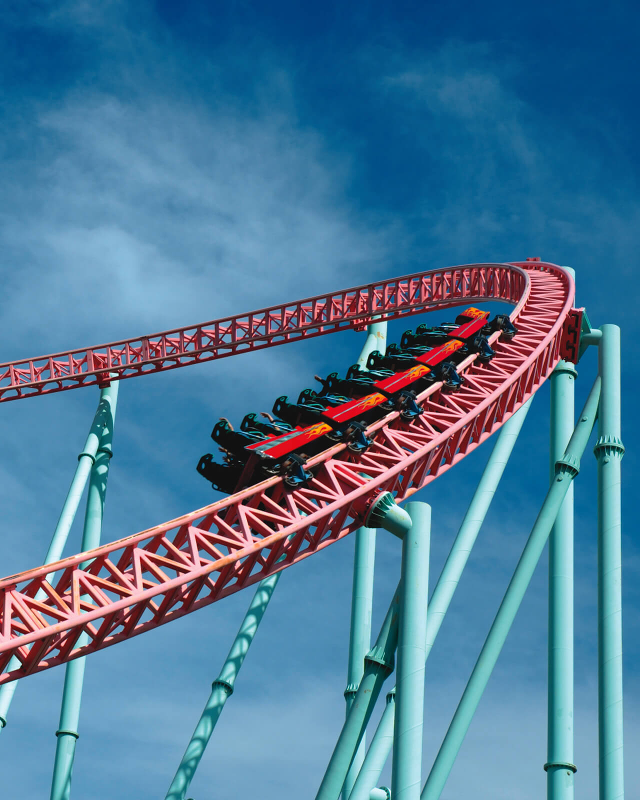 Rollercoaster in Anaheim